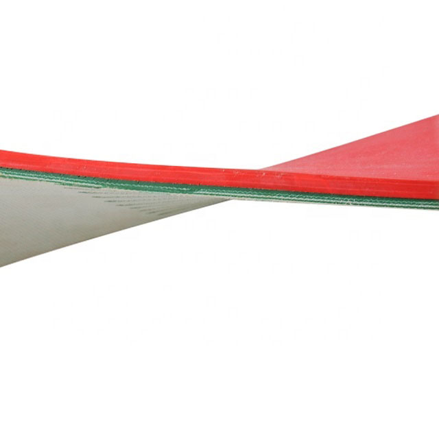Red rubber coated pvc conveyor belt Brick Belt used in ceramic industry