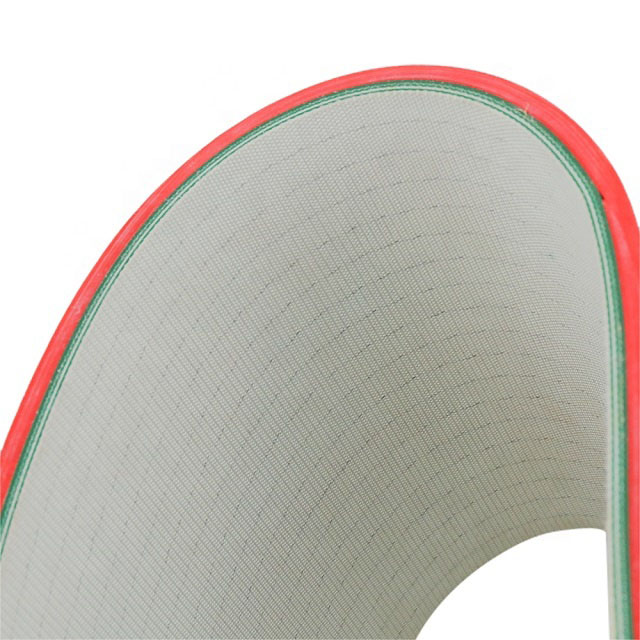 Red rubber coated pvc conveyor belt Brick Belt used in ceramic industry