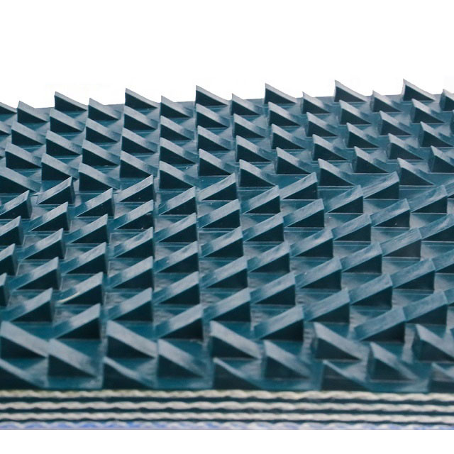 Sawtooth PVC conveyor Belt for stone and Ceramics industry