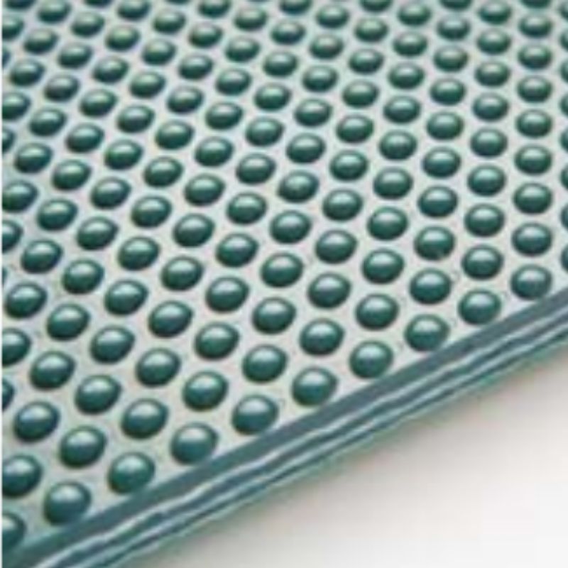 Round Nipple Pattern pvc flat conveyor belt for stone and Ceramics industry