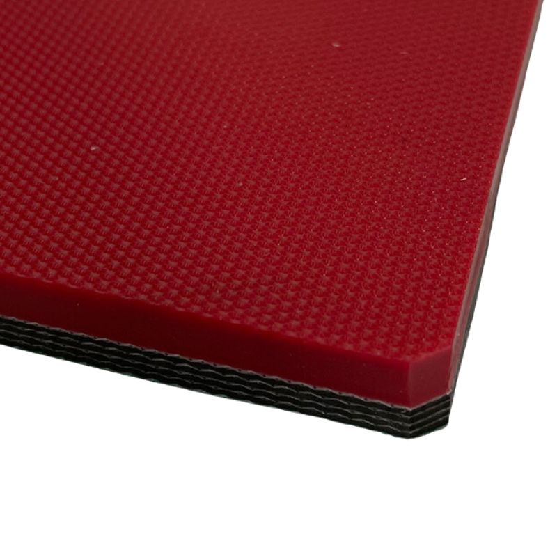 RED Marble belt PVC Conveyor belt for stone and Ceramics industry
