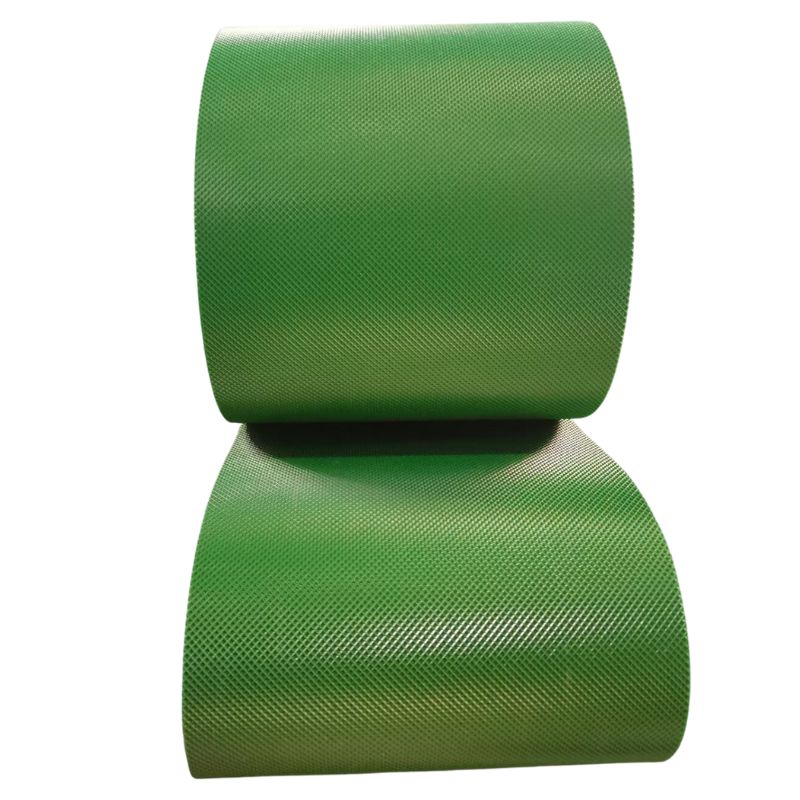 Diamond PVC conveyor belt for Airport and logistics processing industry