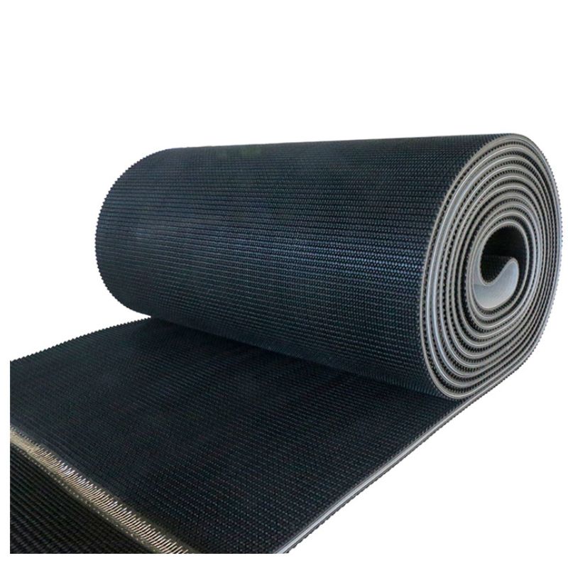 Supergrip Black PVC conveyor belts for airport, post, logistics