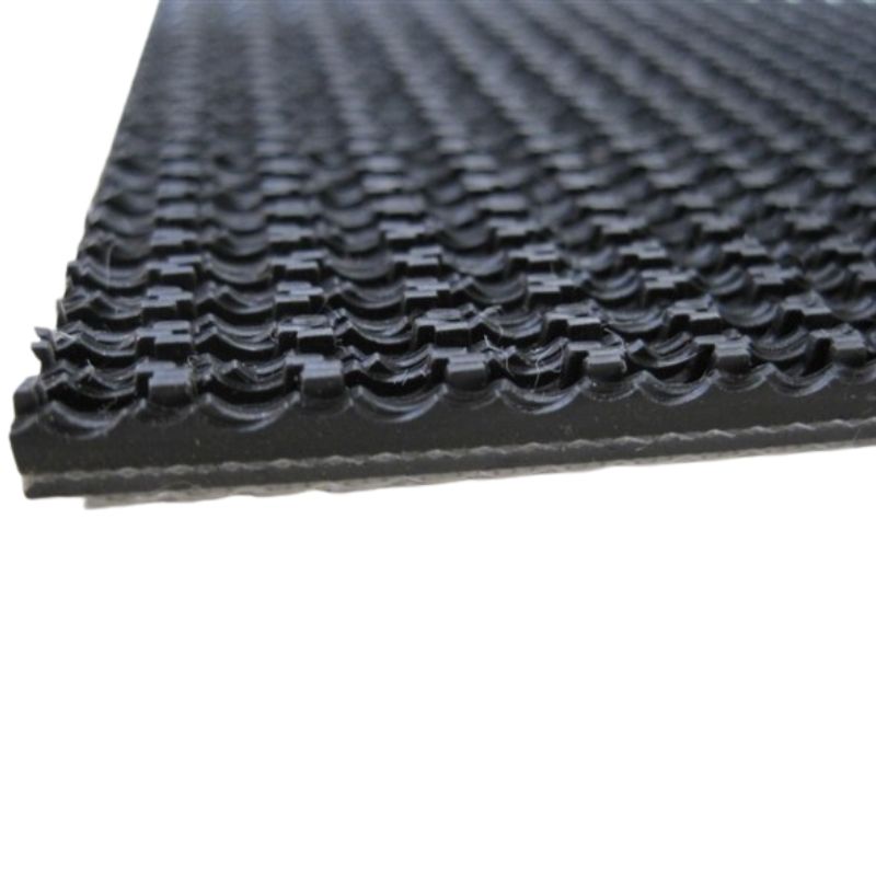 Supergrip Black PVC conveyor belts for airport, post, logistics