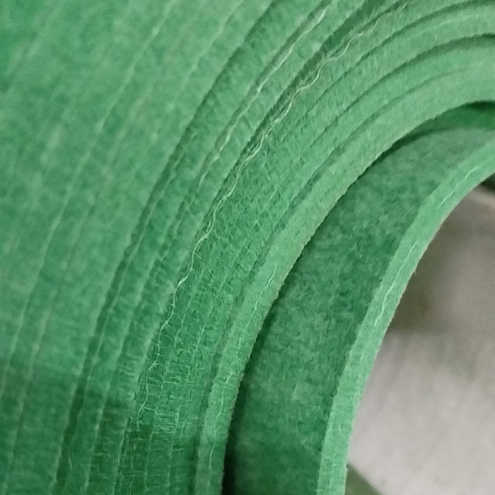 UYANG BELTING Double-Side Dark Green Felt Belt Thickness 4.0mm
