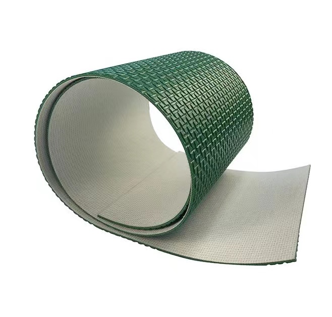 I shape pattern lattice PVC conveyor belt for printing , textile, package industry