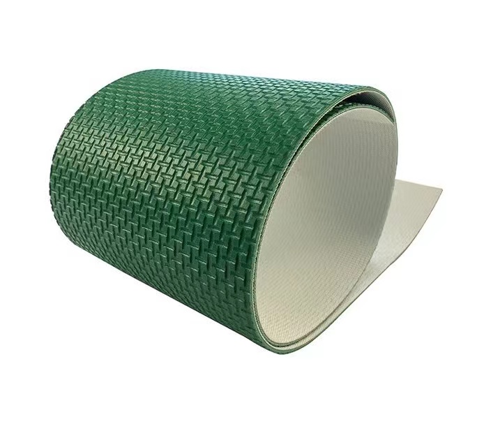 I shape pattern lattice PVC conveyor belt for printing , textile, package industry