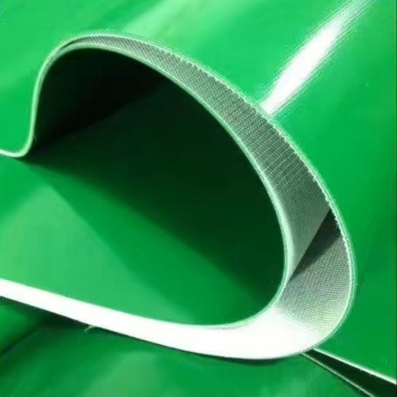 Glossy Green PVC Conveyor Belt