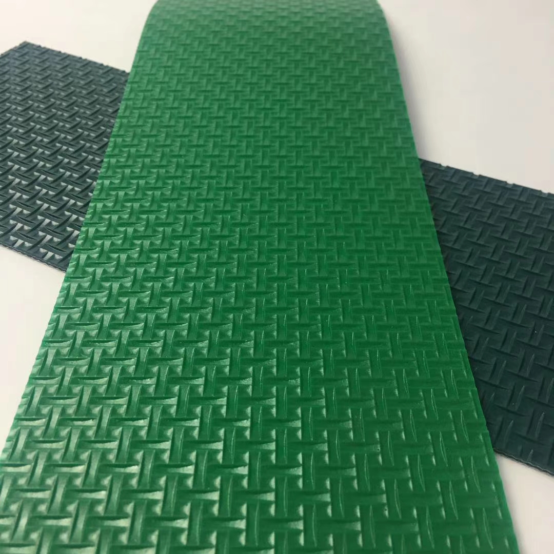 I shape pattern lattice PVC conveyor belt for printing , textile, package industry